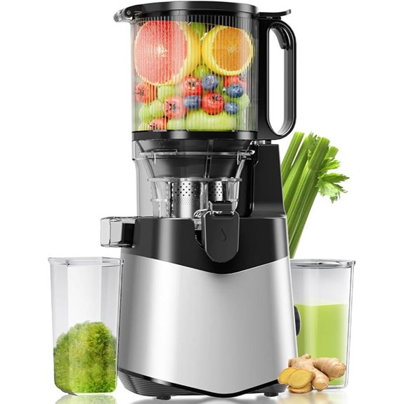 Cold Press Juicer with 5.8 Wide Feed Chute