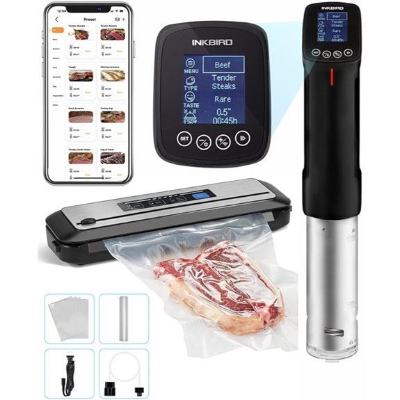 INKBIRD WIFI Sous Vide Cooker & Vacuum Sealer
