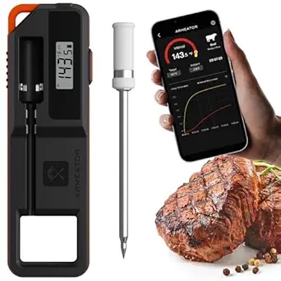Smart Meat Thermometer Wireless Digital Cooking Thermometer
