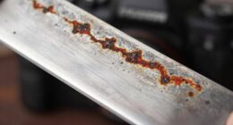 acids cause blade corrosion