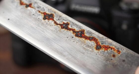 acids cause blade corrosion
