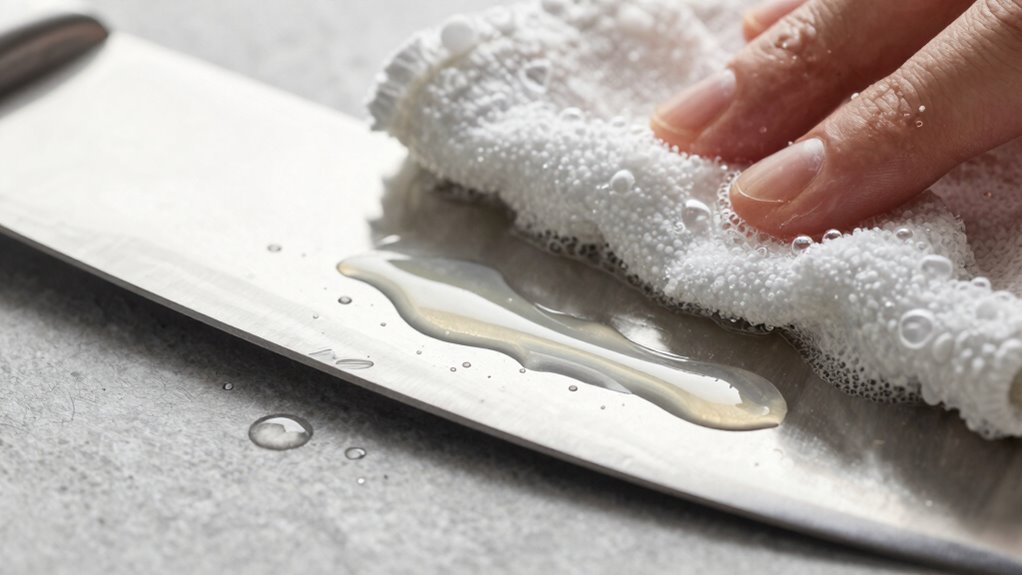 clean dry safe blades
