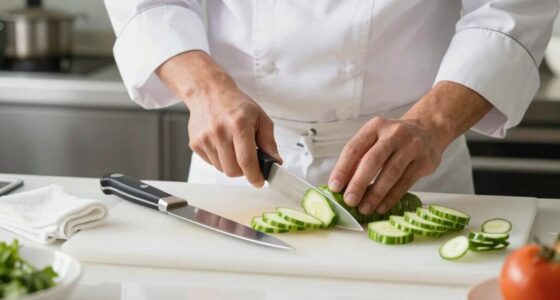 clean safe knife handling