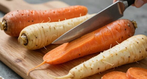 cut root vegetables evenly