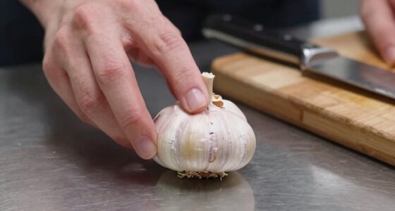 efficient garlic prep technique