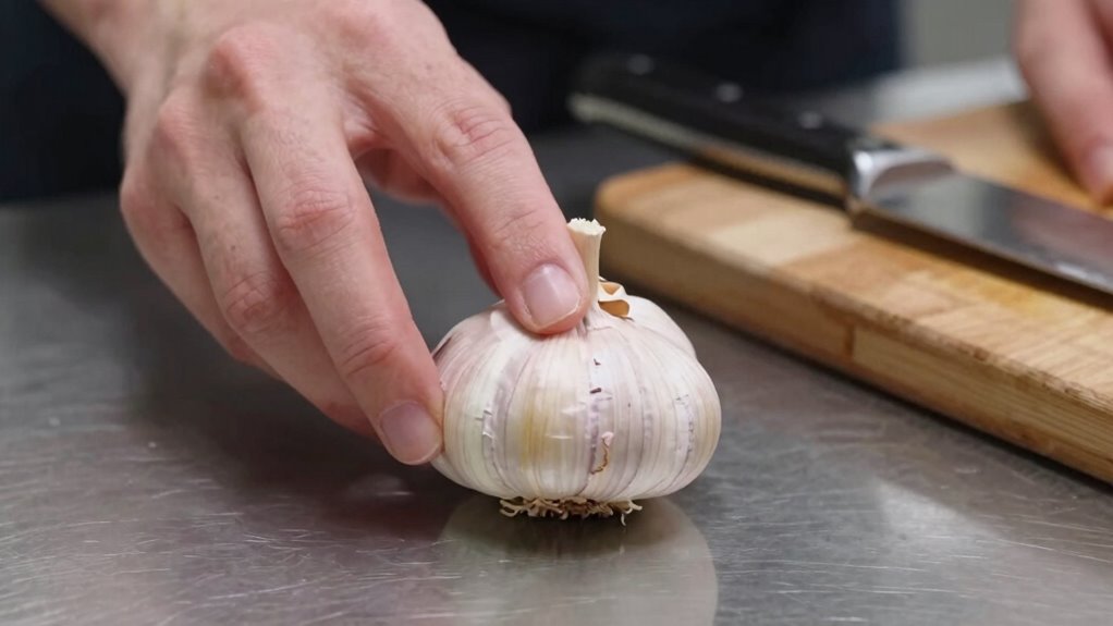 efficient garlic prep technique