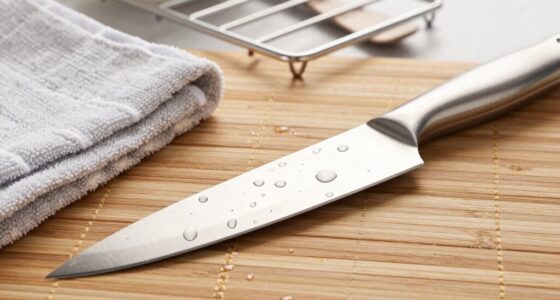 efficient knife drying method