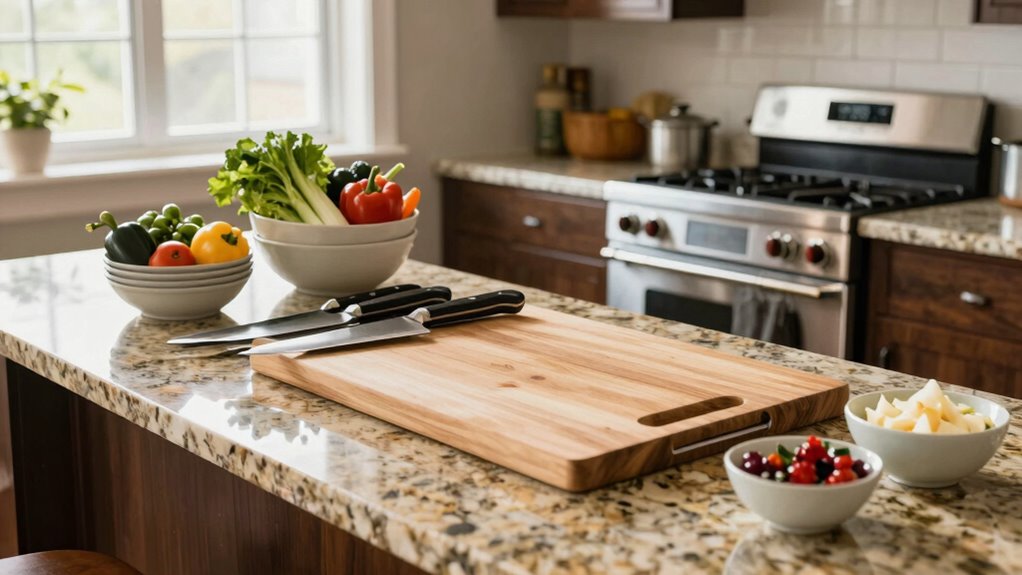 efficient organized kitchen workspace