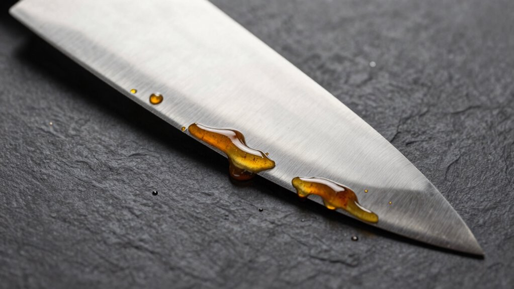 food sticking depends on materials