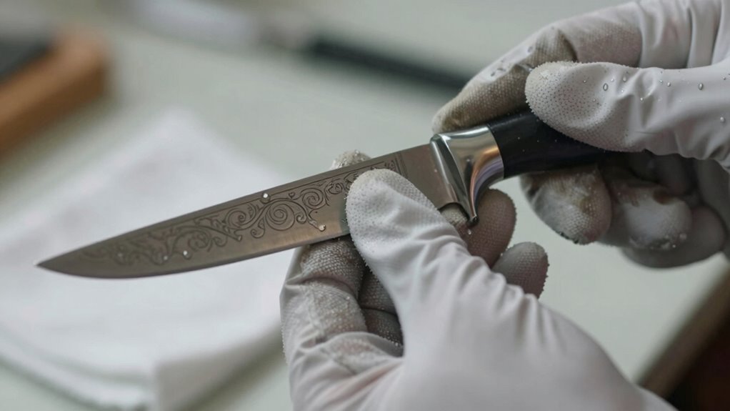 gentle cleaning preserves blade details