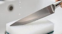 gentle knife cleaning technique
