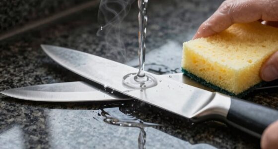 gentle knife washing technique