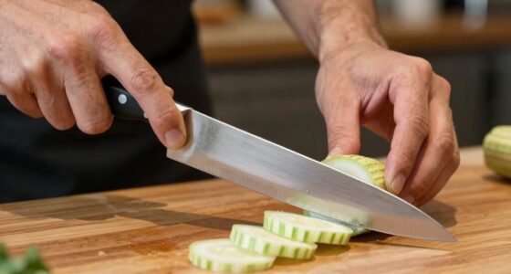 handle knives carefully