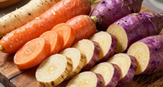 ideal root vegetable cuts