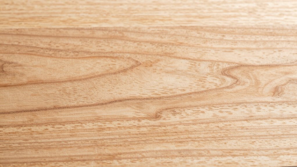 inspect wood grain and moisture