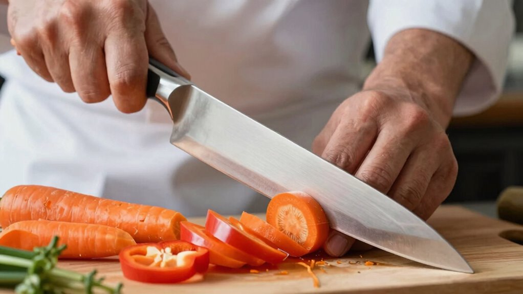 knife edge retention techniques