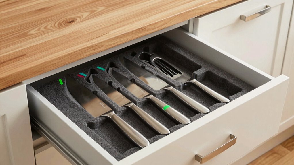 knife safety and organization