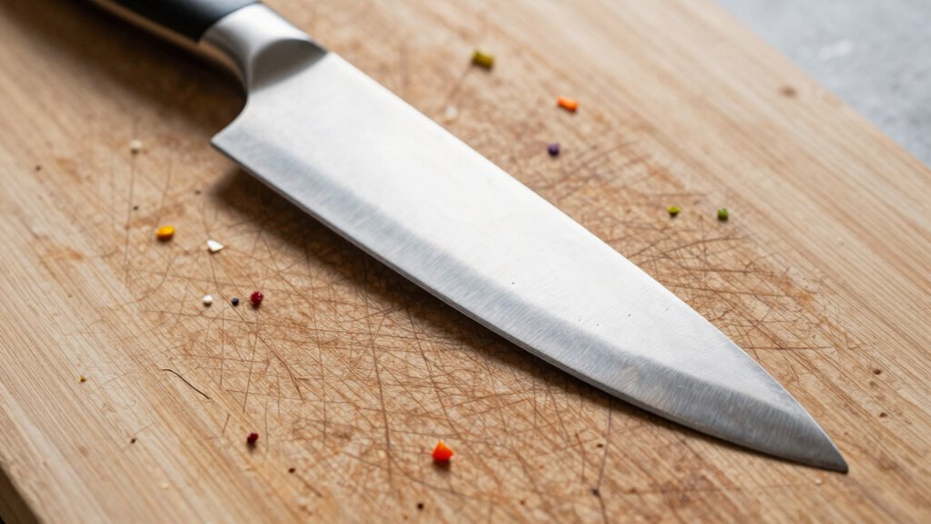 knife sharpness and alignment