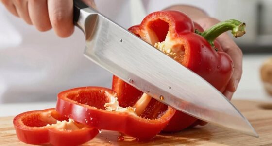knife wobbling during slicing