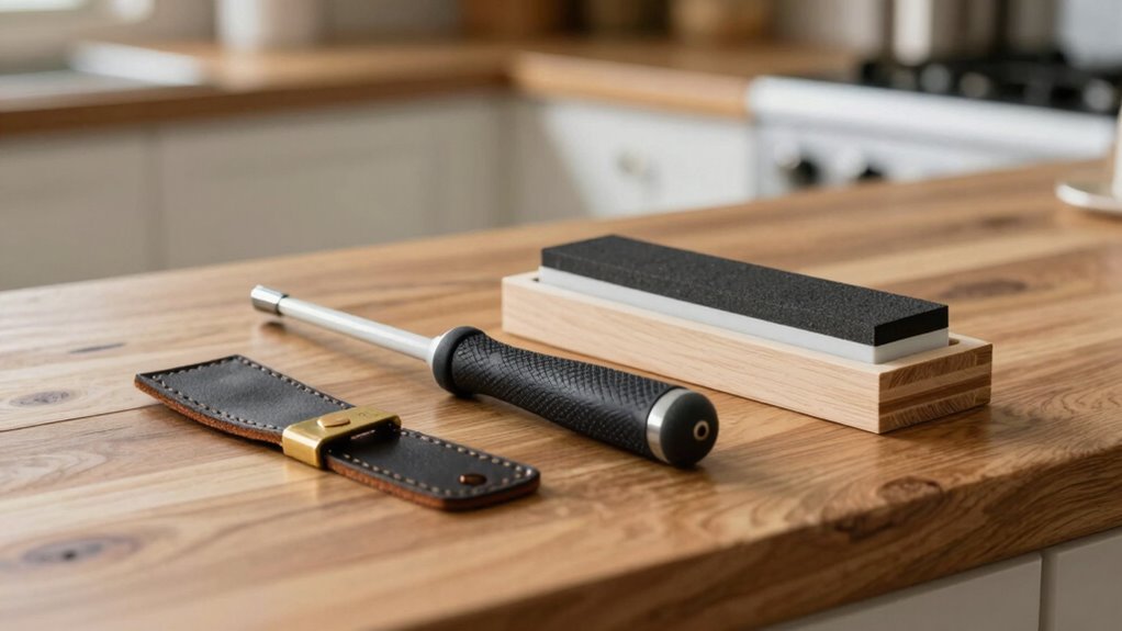 maintain sharp safe knives