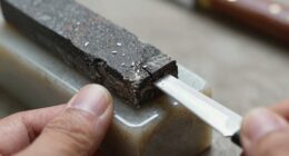 maintains sharpness during sharpening