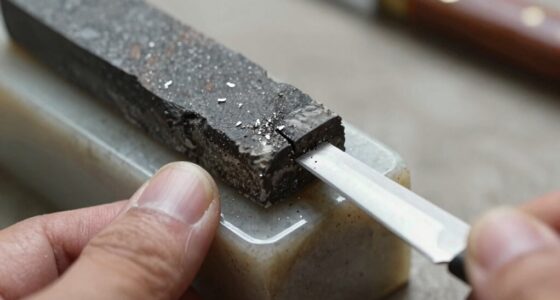 maintains sharpness during sharpening