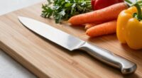 match knife and board