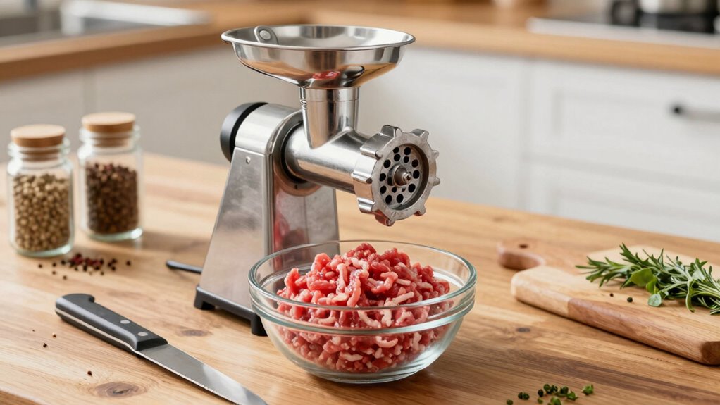 meat grinder safety and maintenance