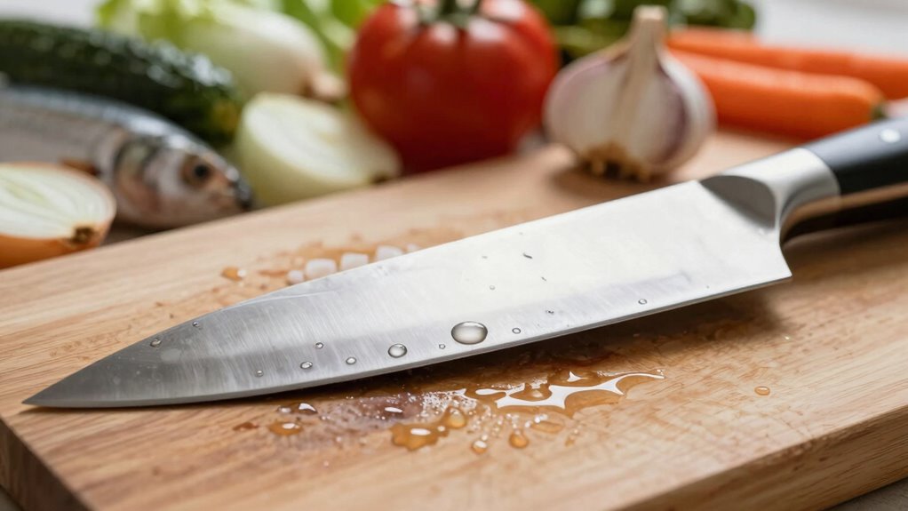 neutralize kitchen knife odors