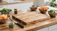 optimal large cutting board arrangement