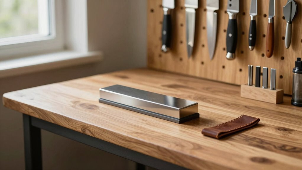 organized safe knife storage