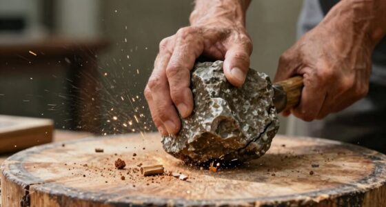 overexerting with heavy chopping