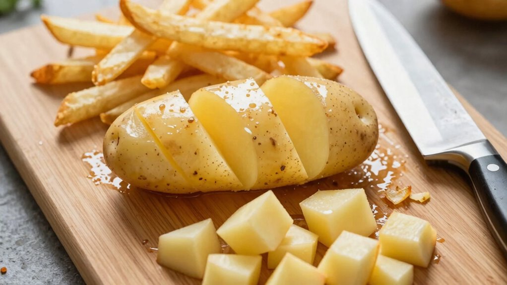 potato types and cutting techniques
