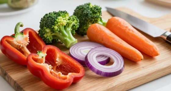 prep vegetables evenly