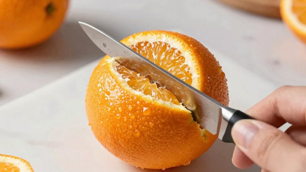 proper citrus segment preparation