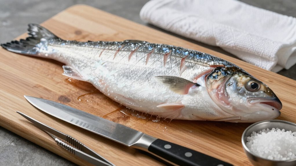 proper fish prep and seasoning
