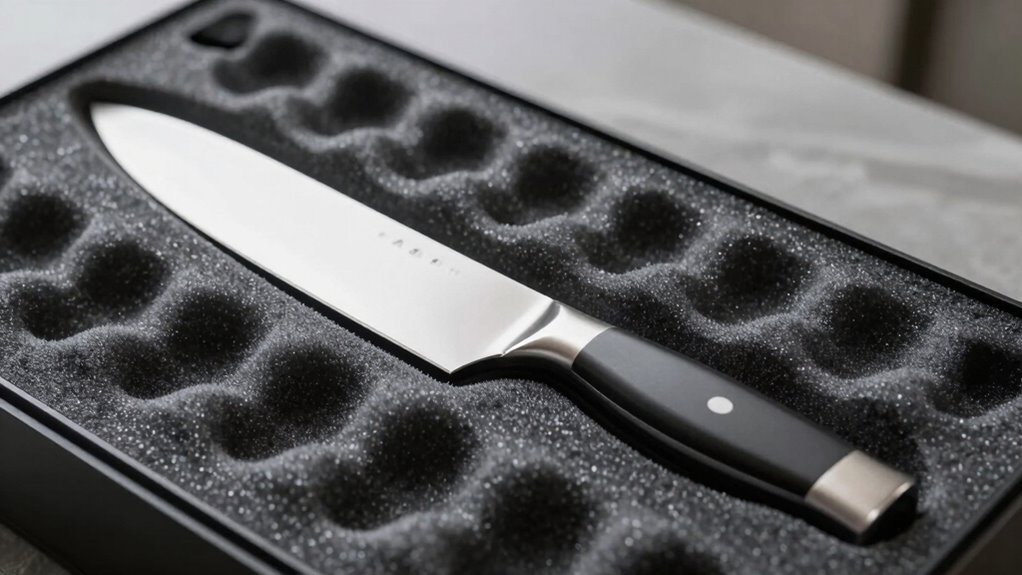 proper long knife storage