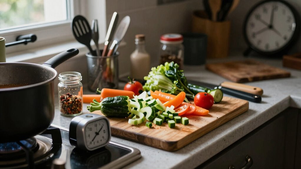 proper meal preparation timing