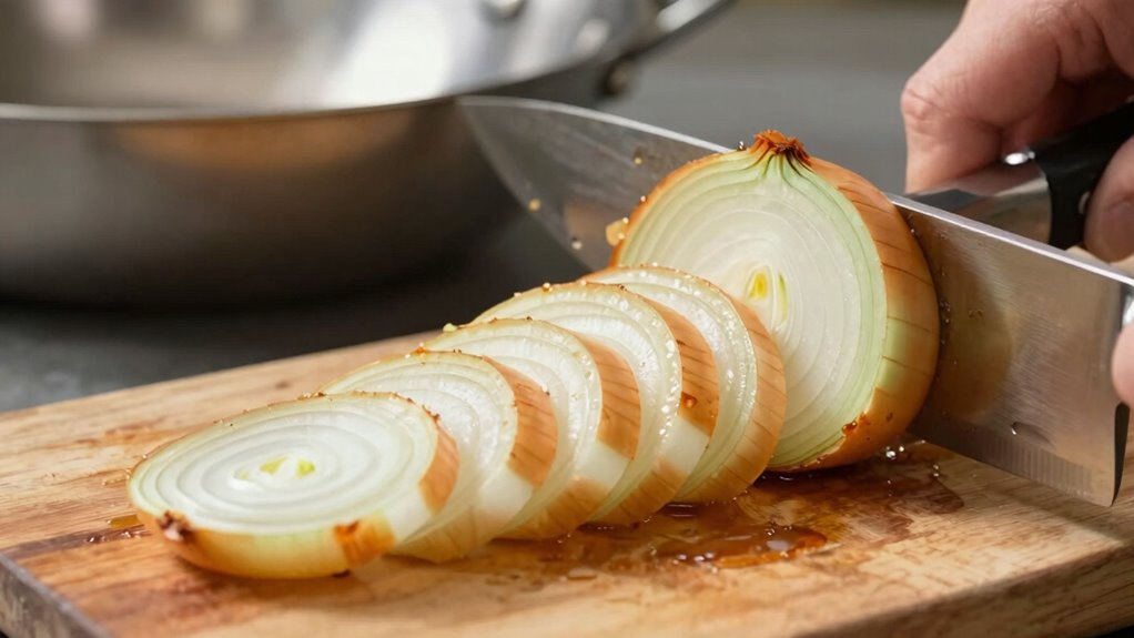 proper onion slicing technique