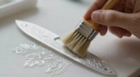 protect etched blades during cleaning