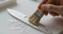 protect etched blades during cleaning