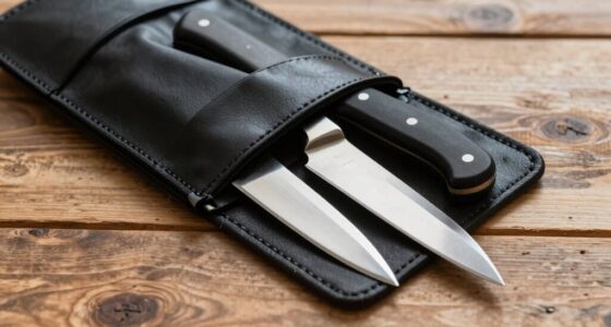 protective knife roll features