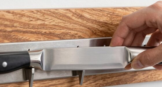 remove knives carefully straight