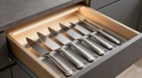 safe and efficient knife drawer