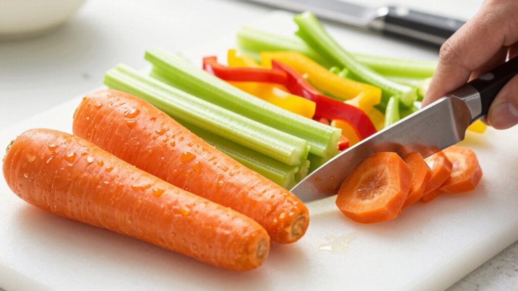 safe efficient vegetable prep