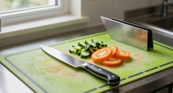 safe knife prep station