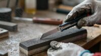 safe narrow knife sharpening