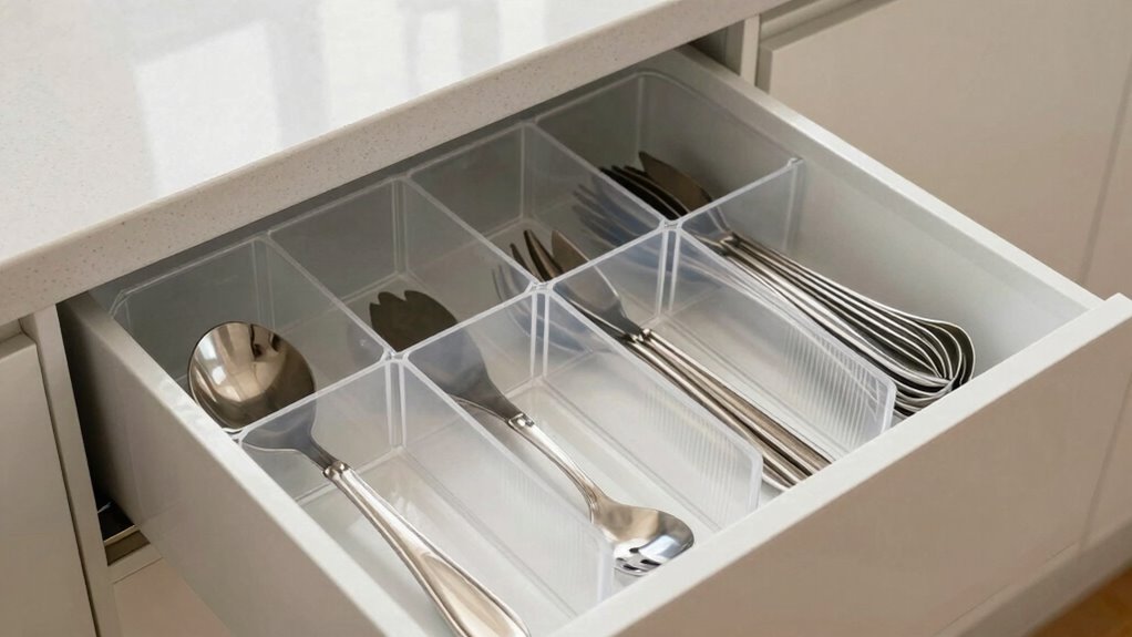safe organized kitchen drawers