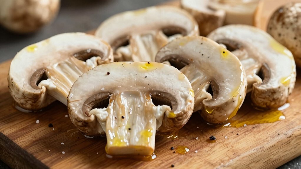 saut mushrooms for browning