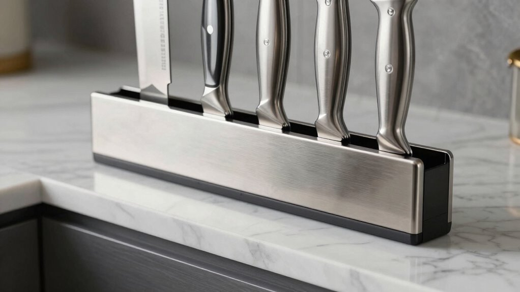 secure heavy knife storage